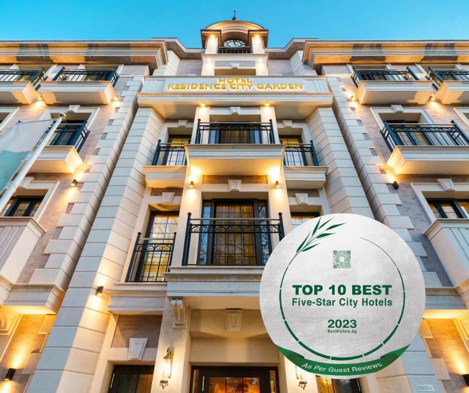 Residence City Garden - Certificate Of Excellence Top 10 Best Five-Stars City Hotels For 2024 Awarded By Htif Пловдив Экстерьер фото